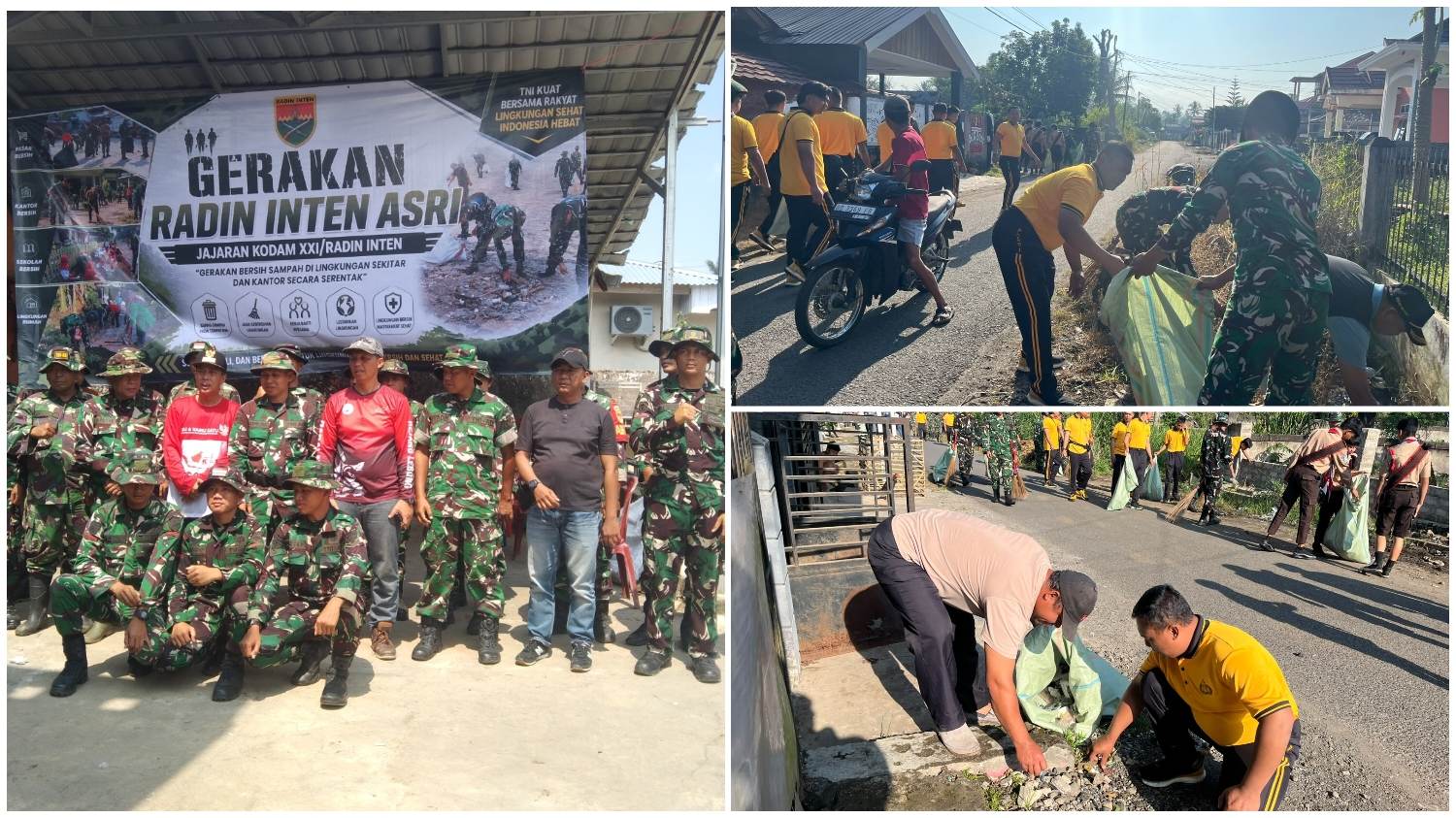 Kegiatan karya bakti Brigif TP 88